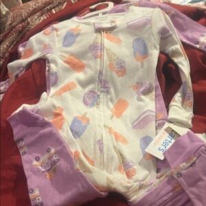 2 NWT Sz 18 mths ice cream pajamas cotton